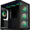 Cold Power Atx 7 * Argb Sessiz Fan Temper Cam Gaming Rgb Kontrolcüsü ve Uzaktan Kumanda Kasa