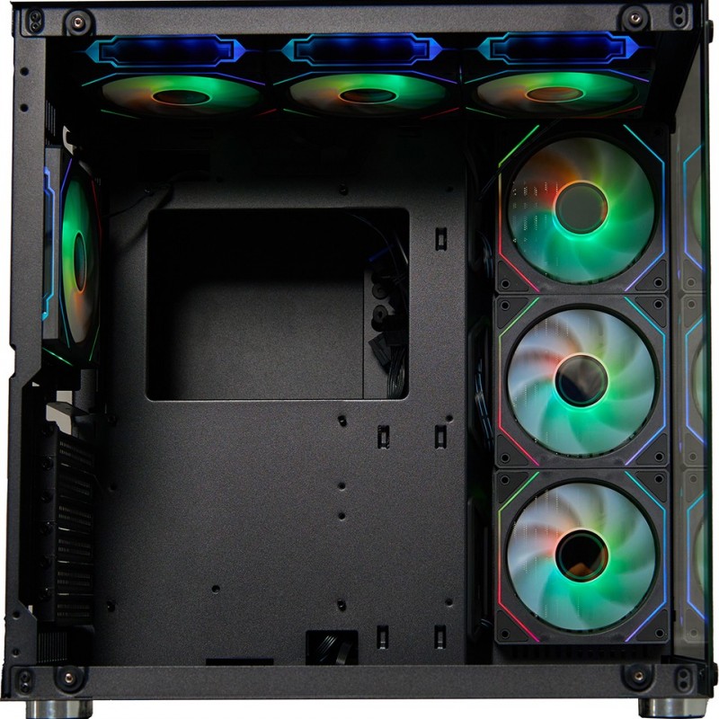 Cold Power Atx 7 * Argb Sessiz Fan Temper Cam Gaming Rgb Kontrolcüsü ve Uzaktan Kumanda Kasa