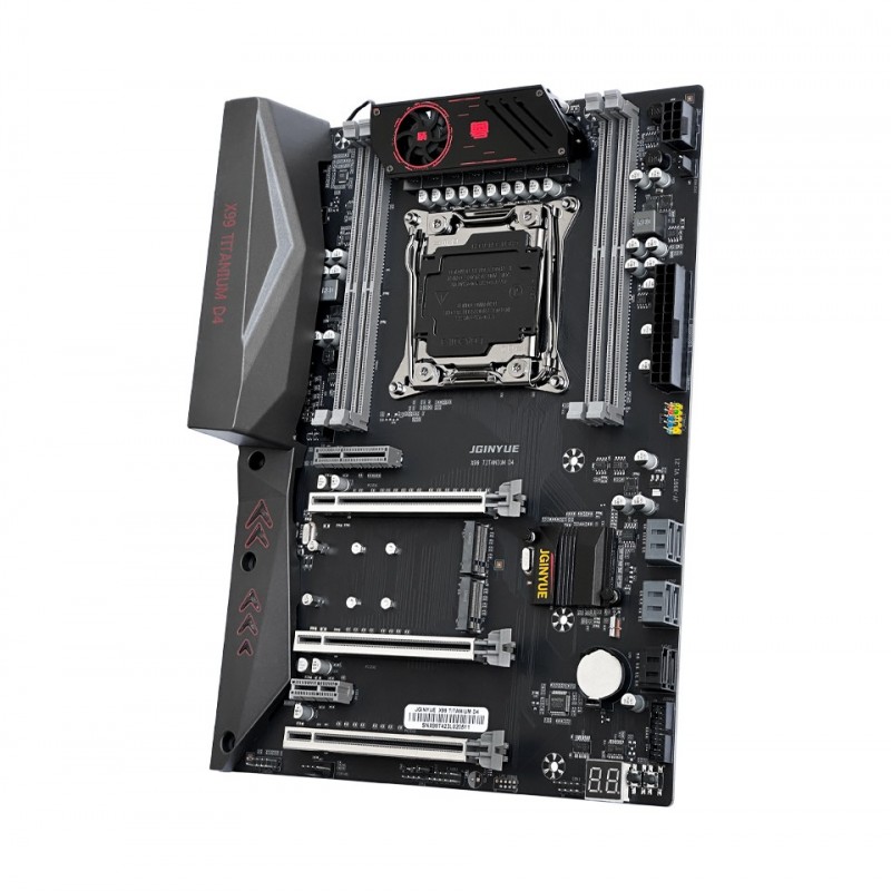 Jginyue X99 Titanium D4 Ddr4 2666 Mhz Ecc Sata 3.0 USB 3.0 Çift M.2 Nvme 2011-3 Soket Atx Anakart Jginyue X99 Titanium D4 Ddr4 2666 Mhz Ecc Sata 3.0 USB 3.0 Çift M.2 Nvme 2011-3 Soket Atx Anakart
