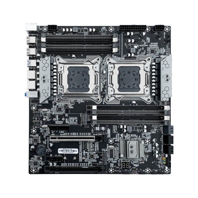 Jginyue X79 D8 Ddr3 1866 MHZ(512GB) Çift M.2 Sata 3.0 USB 3.0 Çift Işlemci Destekli 2011 Soket E-Atx Anakart