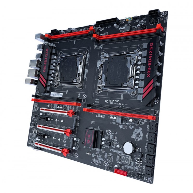 Jginyue 8d4 Intel X99 2666 Mhz Ddr4 Soket 2.5 Gbit Ethernet 2011-3 Çift Işlemci Destekli E-Atx Anakart Jginyue 8d4 Intel X99 2666 Mhz Ddr4 Soket 2.5 Gbit Ethernet 2011-3 Çift Işlemci Destekli E-Atx Anakart