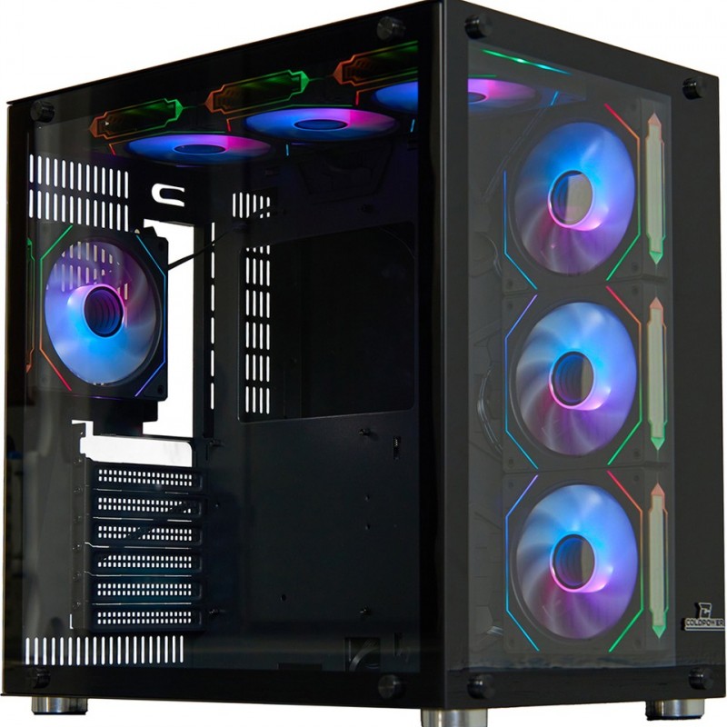 Cold Power Coldpower Seaview 7x Argb Sessiz Fan Temper Cam 750 Watt 80 Bronze Güç Kaynağı E-Atx Gaming Kasa