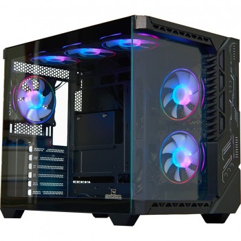 Cold Power ColdPower Seawave 7x Argb Sessiz Fan Temper Cam Kumanda Kontrolcü Psu Yok E-Atx Gaming Kasa