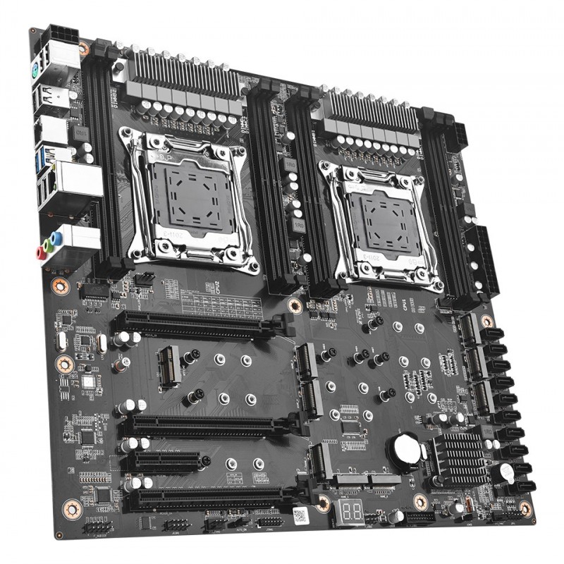 Jingsha X99 D4 Dual Pro 2011-3 Soket 2666 MHz DDR4 Nvme E-Atx Anakart Jingsha X99 D4 Dual Pro 2011-3 Soket 2666 MHz DDR4 Nvme E-Atx Anakart