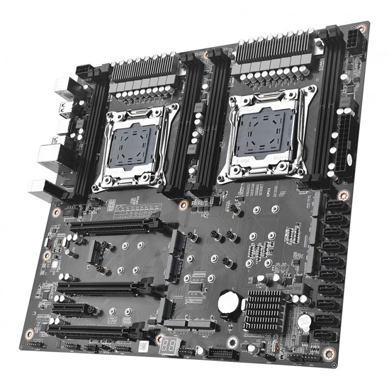 Jingsha X99 D4 Dual Pro 2011-3 Soket 2666 MHz DDR4 Nvme E-Atx Anakart Jingsha X99 D4 Dual Pro 2011-3 Soket 2666 MHz DDR4 Nvme E-Atx Anakart