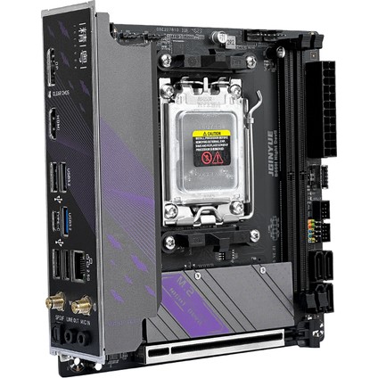 JGINYUE B650I NIGHT DEVIL AMD B650 CHIPSET DDR5 7000 MHZ (OC) AM5 ITXGAMING ANAKART