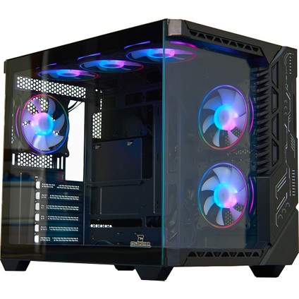 ColdPower ColdPower Seawave 7x Argb Sessiz Fan Temper Cam 750 Watt 80 Bronze Güç Kaynağı Kumanda Kontrolcü E-Atx Gaming Kasa